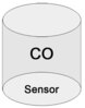 Option measurement of carbon monoxide
