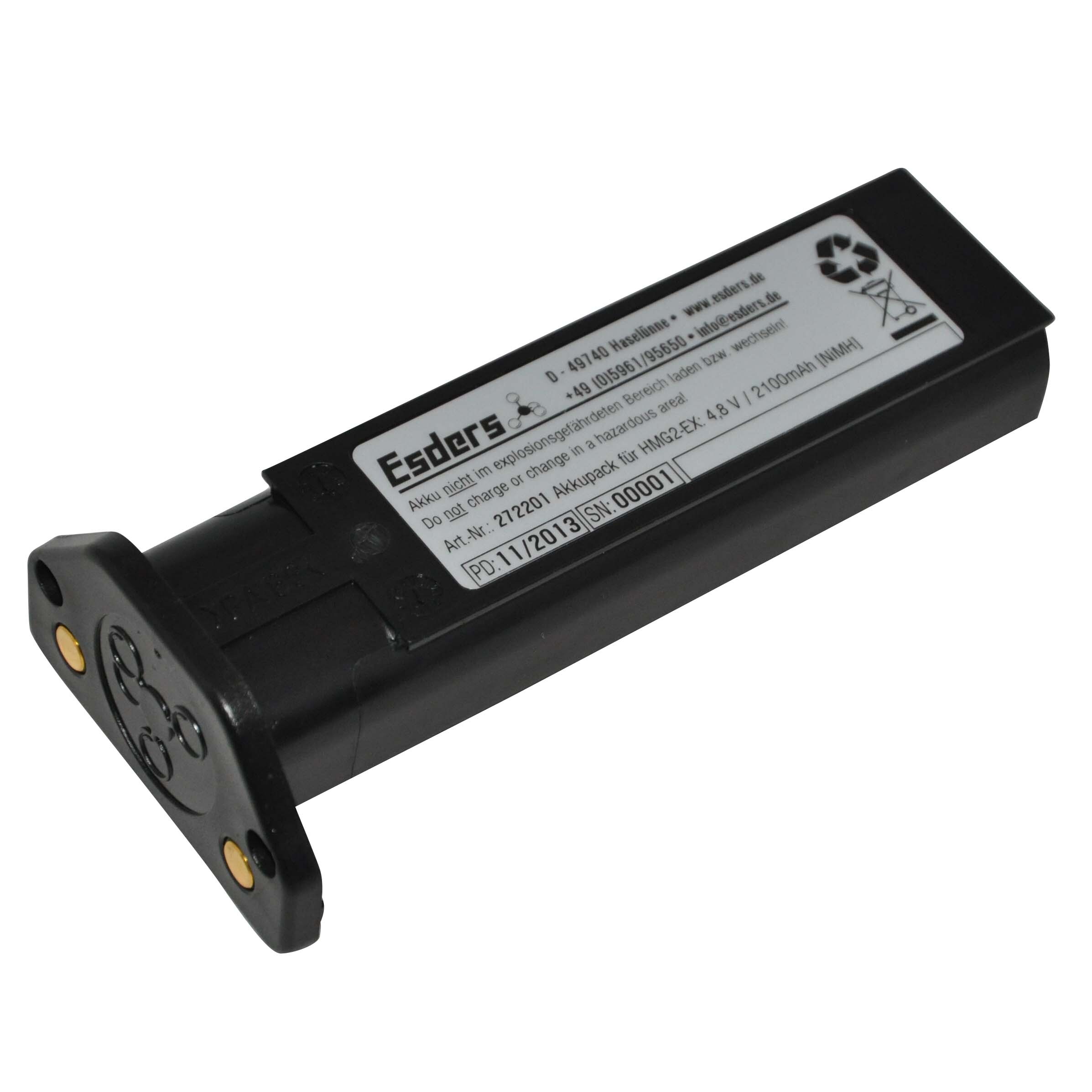 Rechargeable battery pack for HMG2 EX
