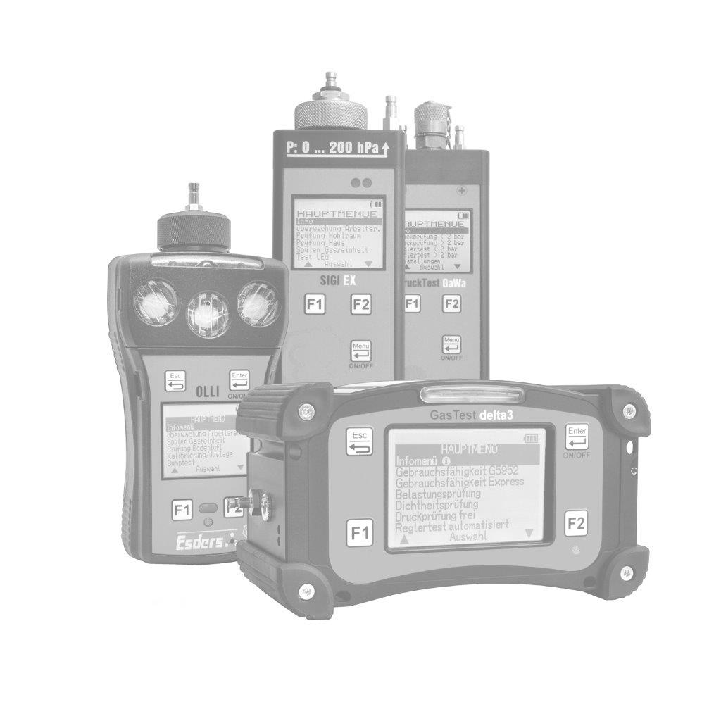 Pressure reducer 0-10 bar for tracer gas