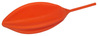 Globo de caucho naranja de talla 8 para GasTest delta