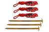 Guy rope set for gas standpipe/mobile flare XL