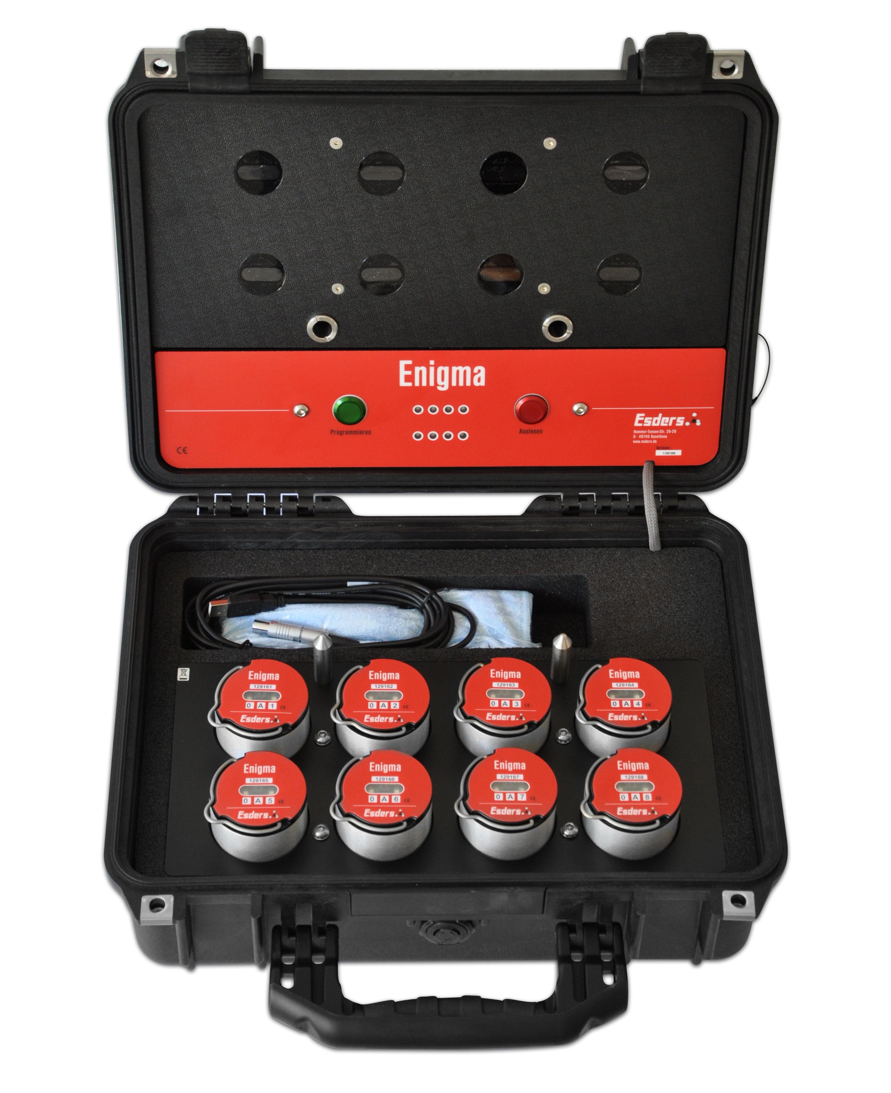 Enigma - Leak detection system with 8 loggers