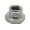 Reduction piece external thread 1/4 - internal thread 1/8, nickel-plated brass