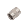 Socket 1/4", nickel-plated brass