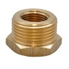 Reduction external thread 1" - internal thread 1/2" brass