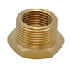 Reduction external thread 3/4" - internal thread 1/2" brass