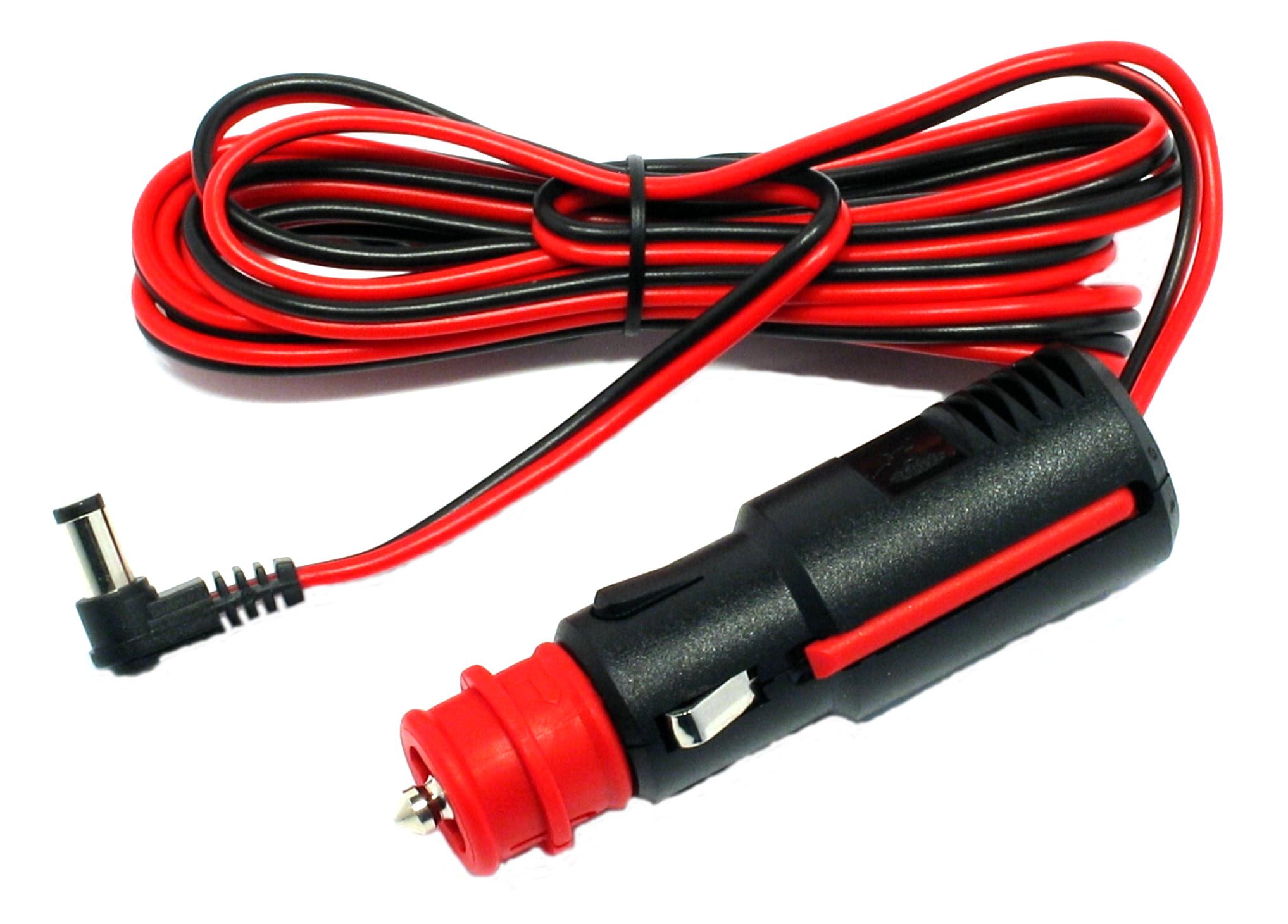 Car adapter cable 12 V
including cigarette lighter connector, length: 1,8 m