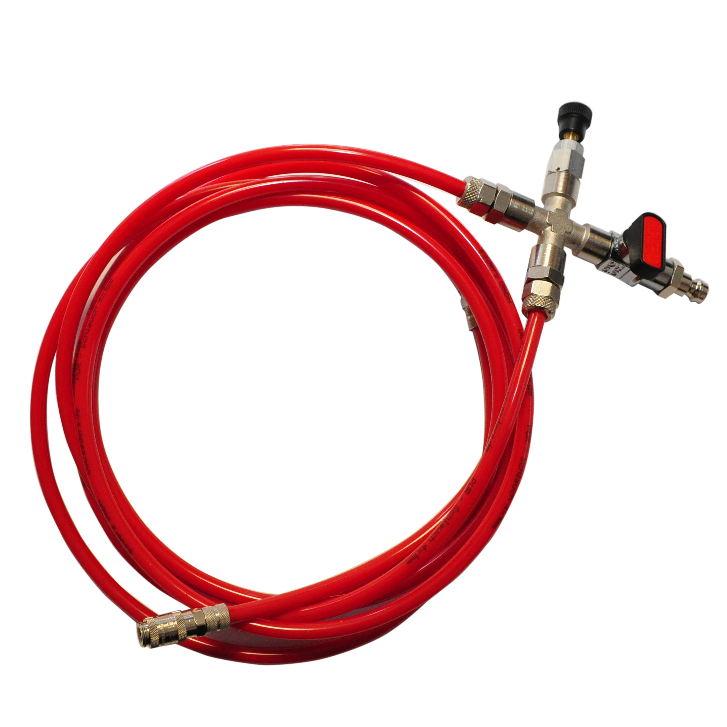 Connecting hose pressure test