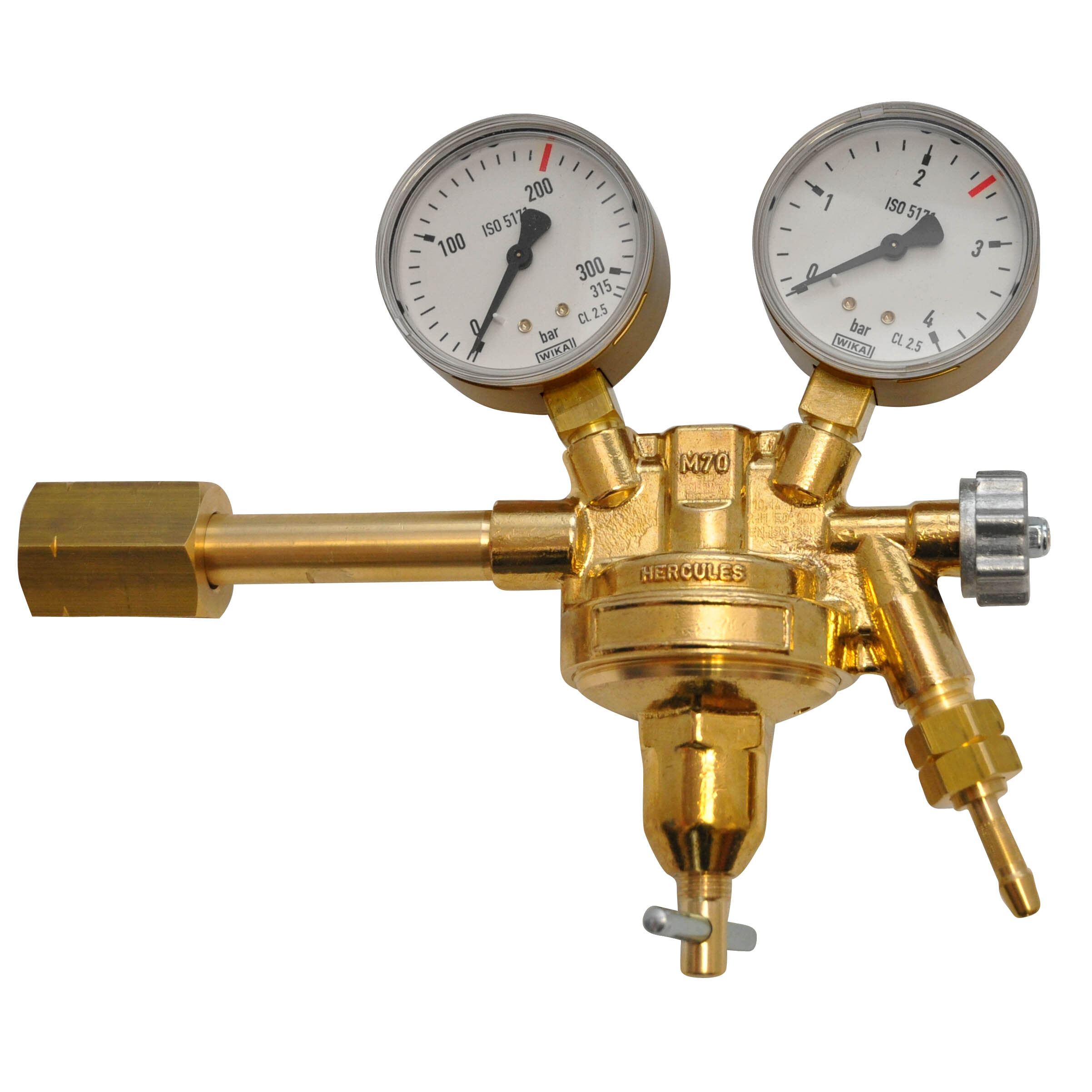 Pressure regulator test gas NL - 0 to