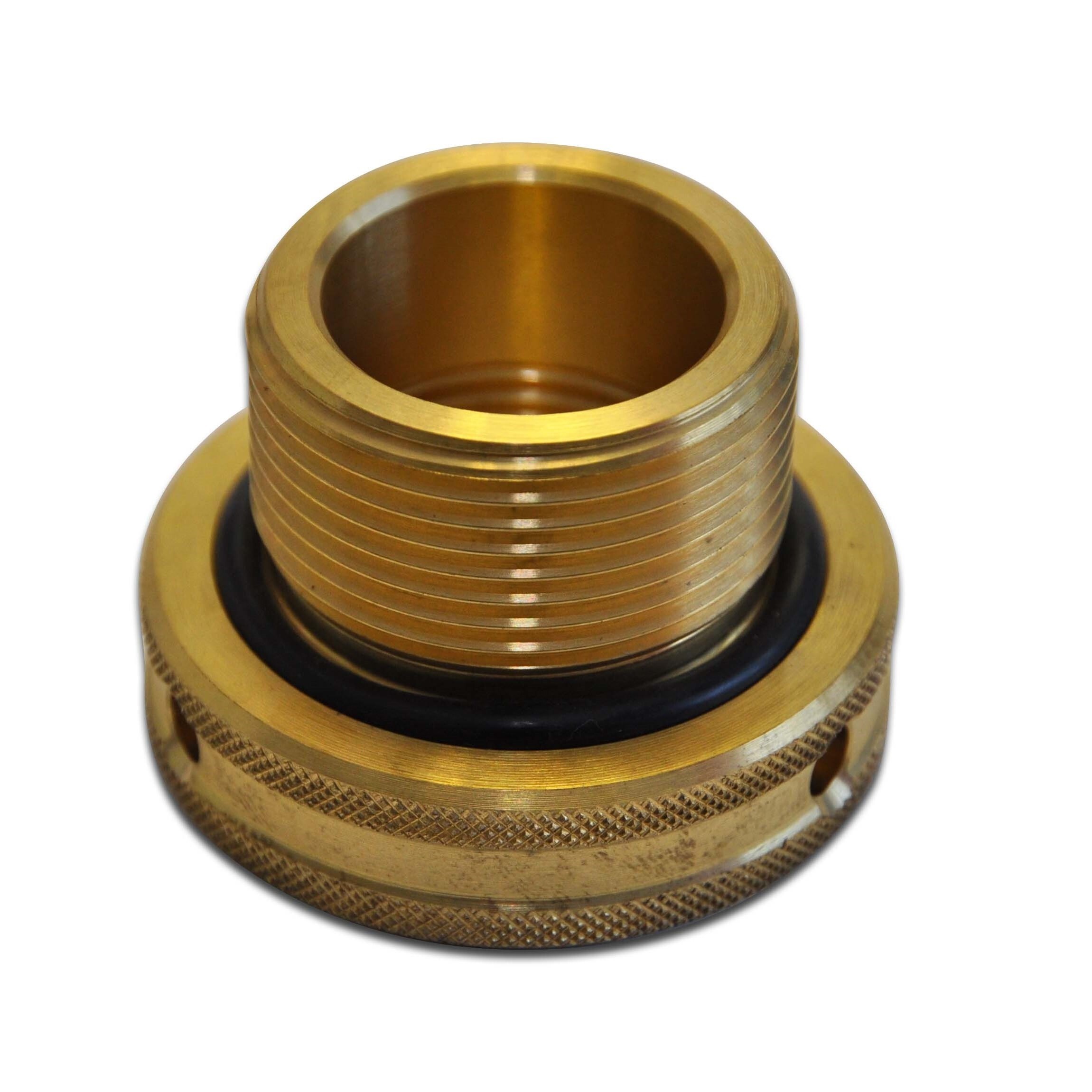Adapter 1 1/4" brass for HUGO, ext. th