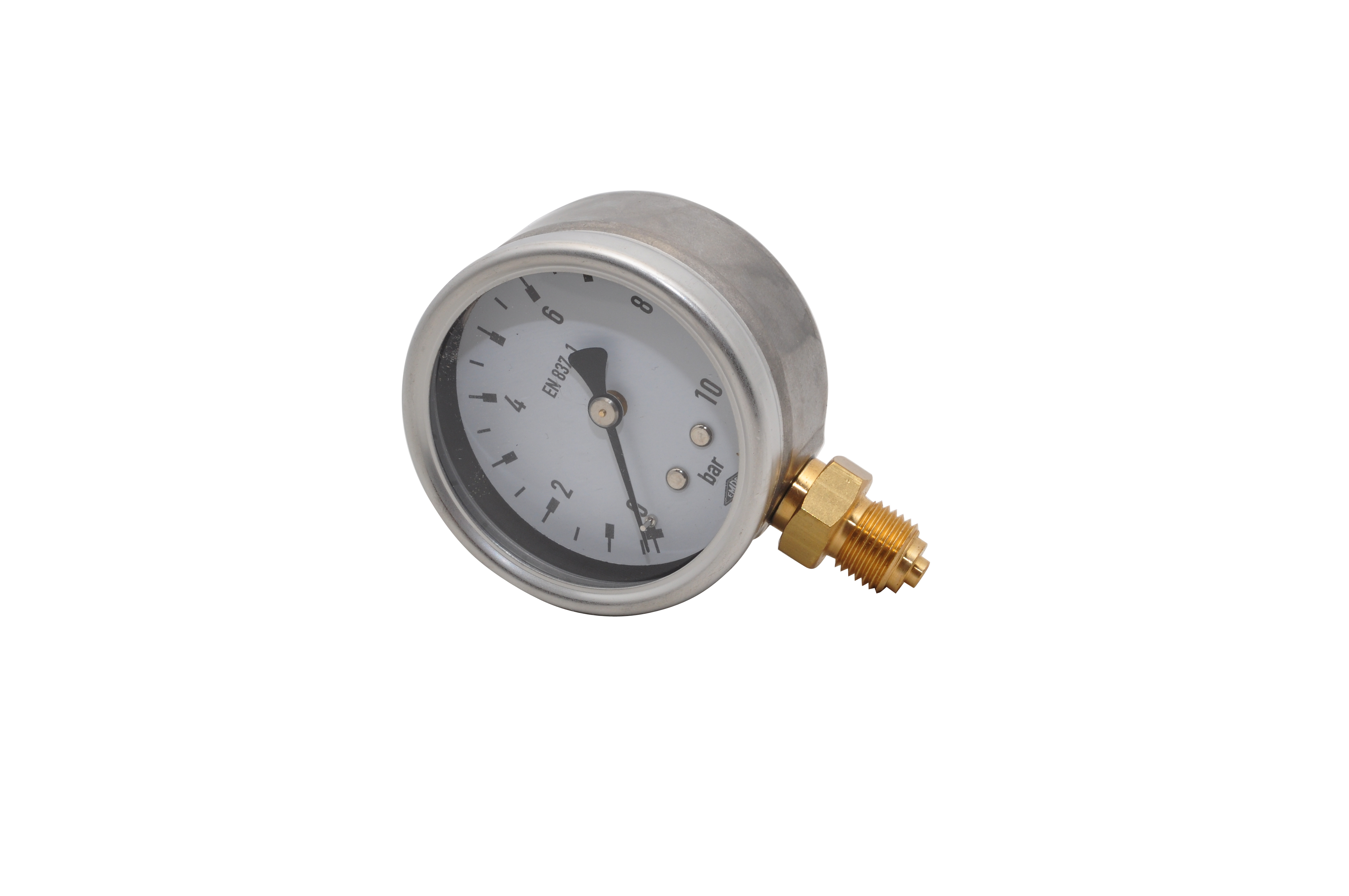 Manometer 0 - 10 bar Klasse 1,6 Anschluss unten, G1/4"