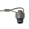 Protection cap for the socket DL 4 with wire rope but without magnet  Protection against usage of third parties.