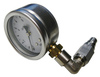 Pressure gauge 0 - 10 bar class 1,6 Nippel 2520, angulated