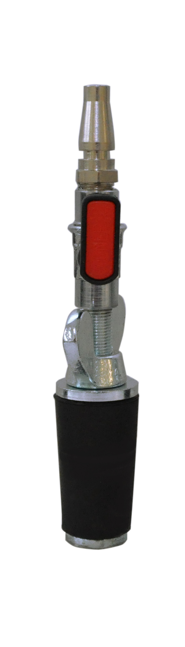 Persstop 3/4", conische uitvoering met afsluiter en Rectus nippel S17 Ø 25 - 30 mm