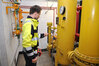 GOLIATH in use in a gas pressure regulator station