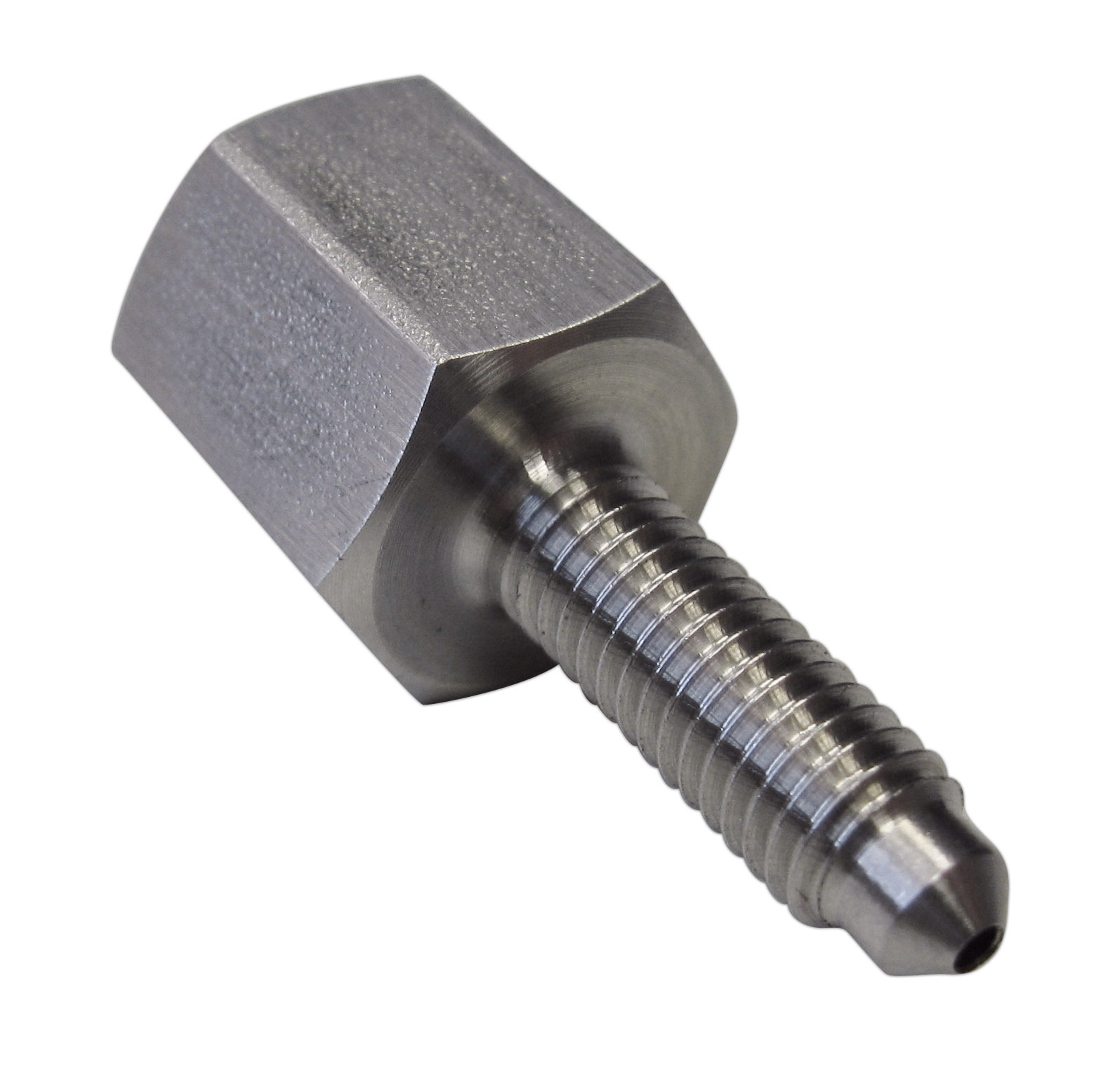 Adapter M6 to 1/8 inch stainless steel