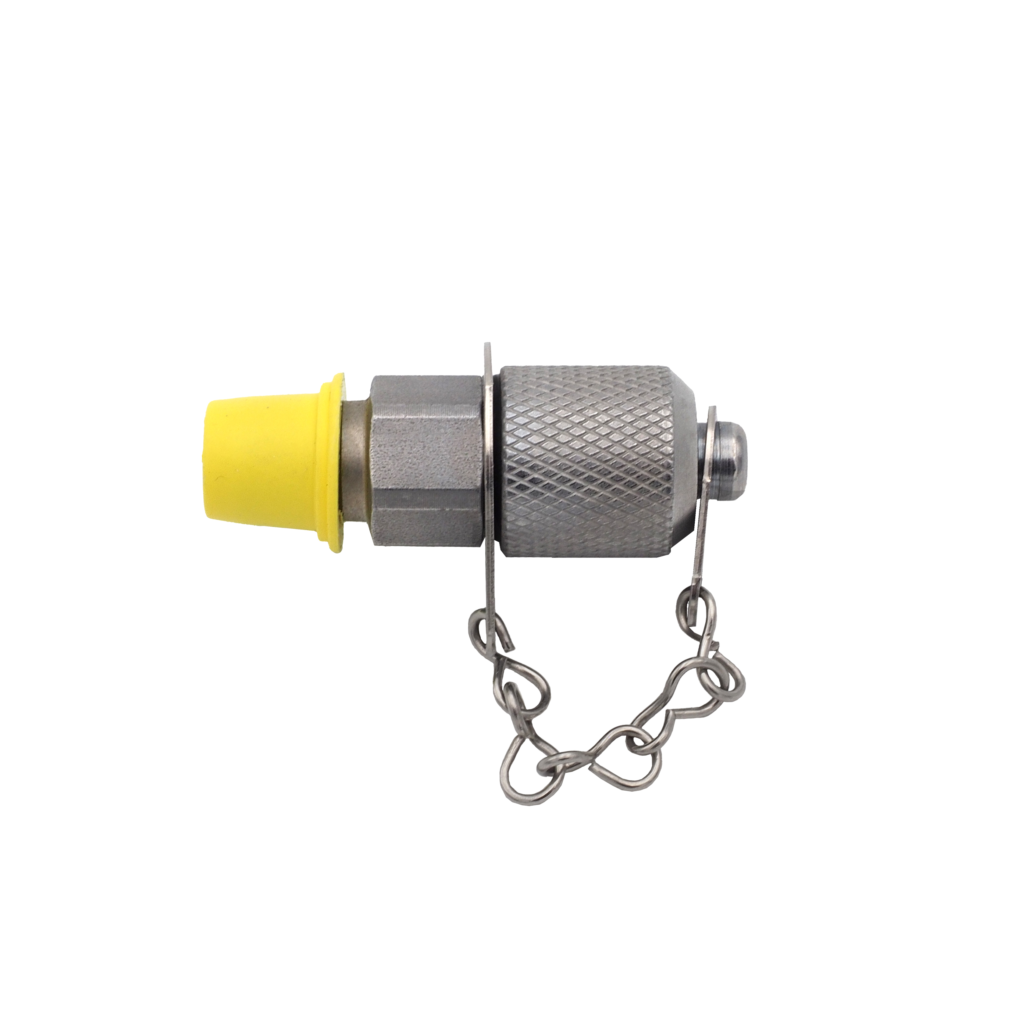 Adapter koppeling 1215 naar NPT 1/8 " buitendraad, automatenstaal