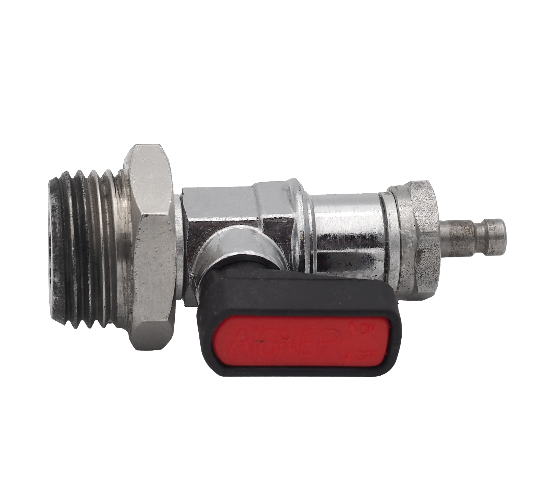 Adapter S20N to 1/2 inch ET with ball valve - Esders GmbH