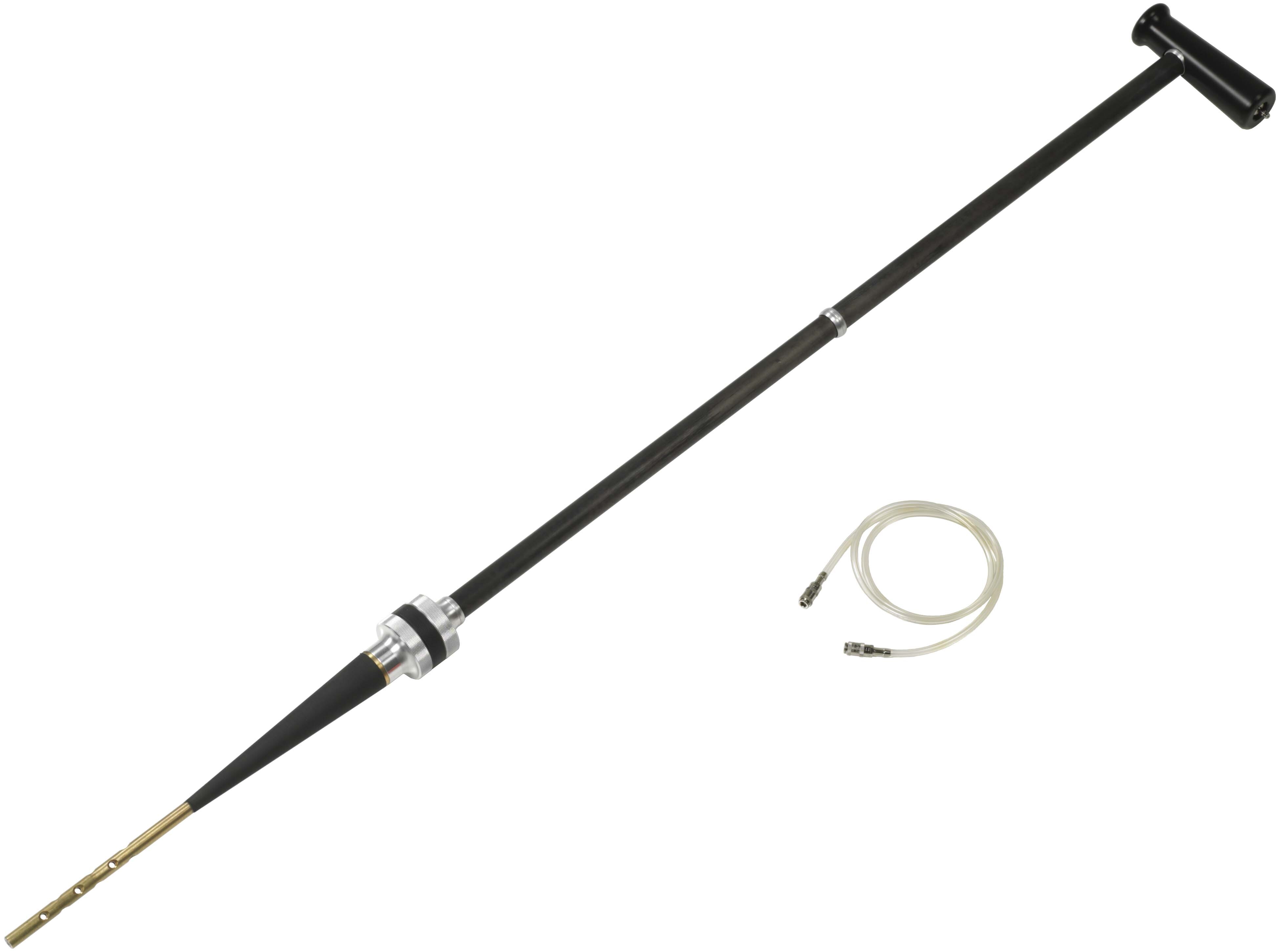 Carbon pinhole probe T-bone handle