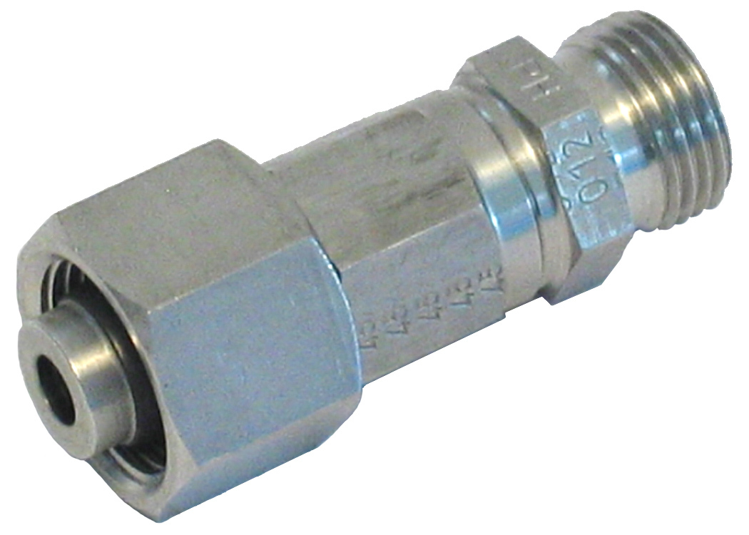 Adapter 12L spigot to 12S union for GPR