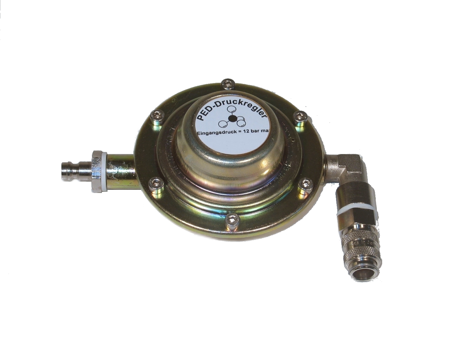 Gas exhausting pressure regulator