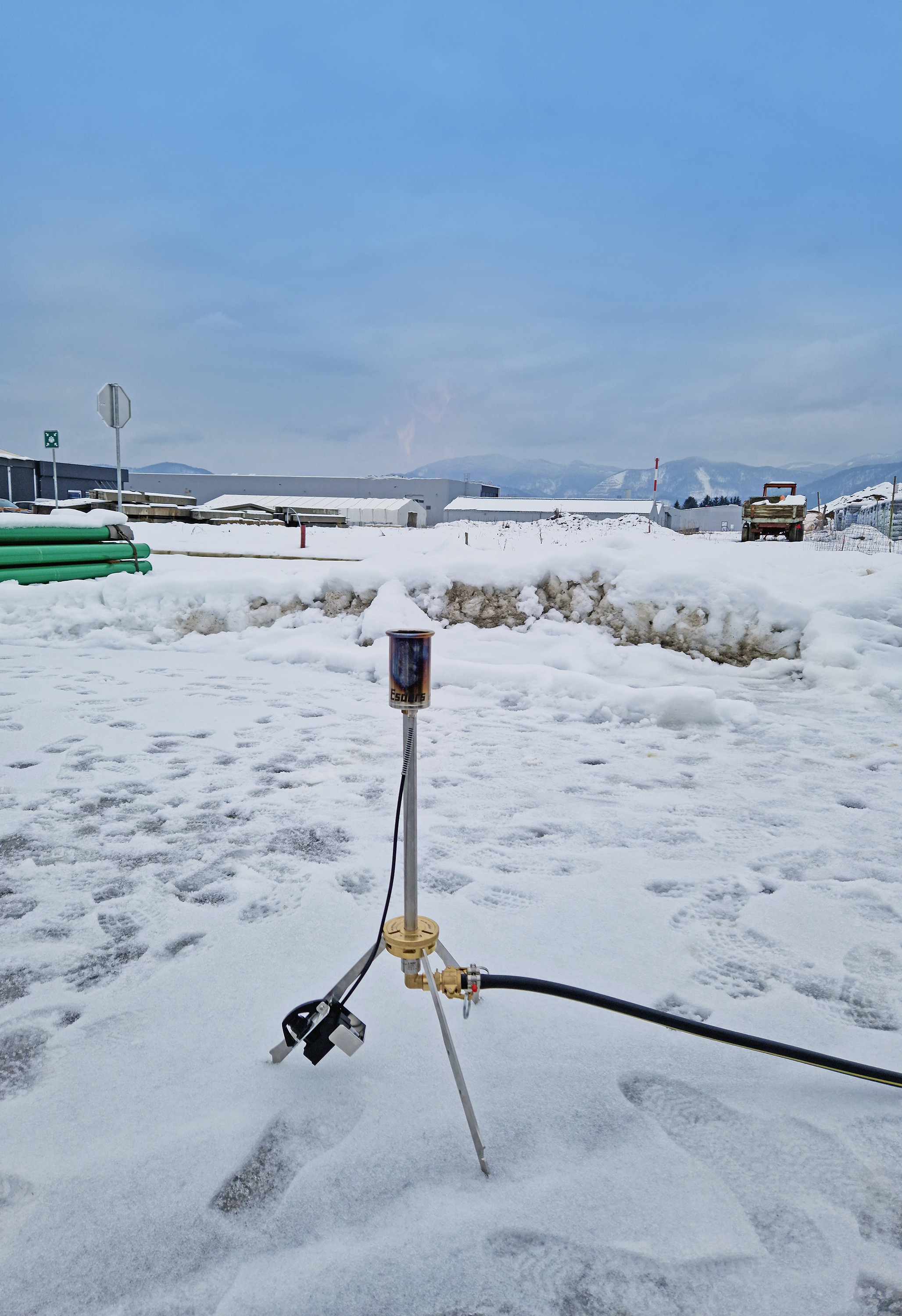 Mobile Gas Flare S in use in Slovenia