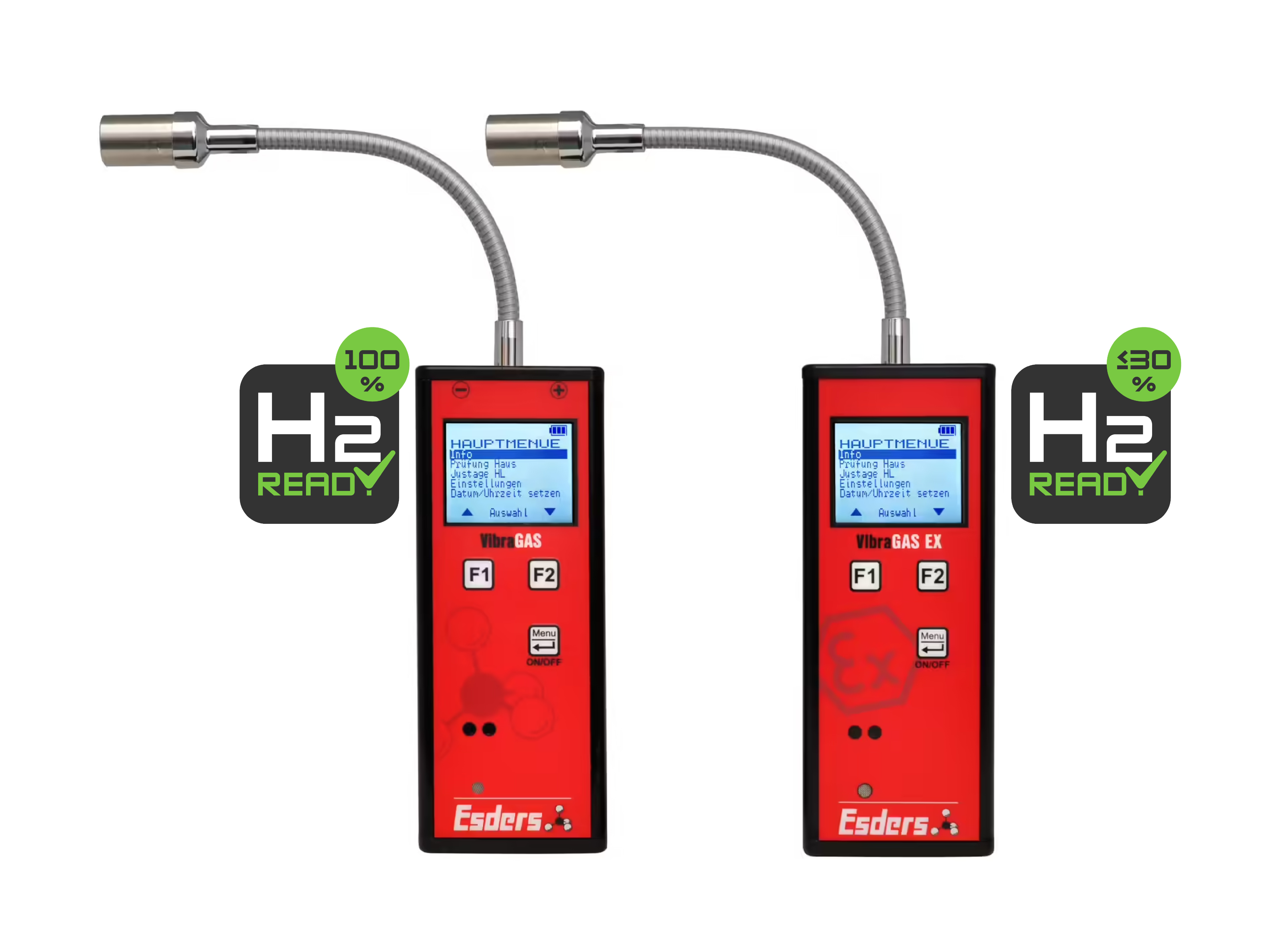 VibraGas beide Gerätevarianten H2 ready